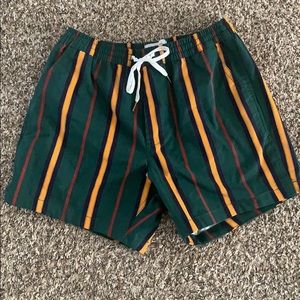 Multi Color Green Shorts